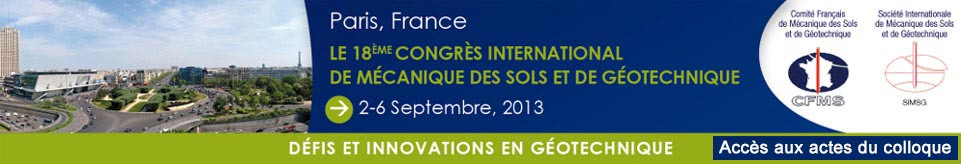 18eme Congr�s international de m�canique des sols et g�otechnique